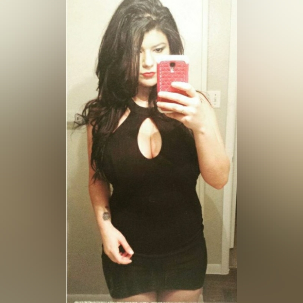 Fashion Nova black body con cut out mini dress